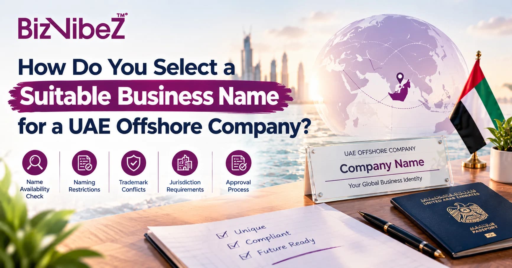 How Do You Select a Suitable Business Name for a UAE Offshore Company?