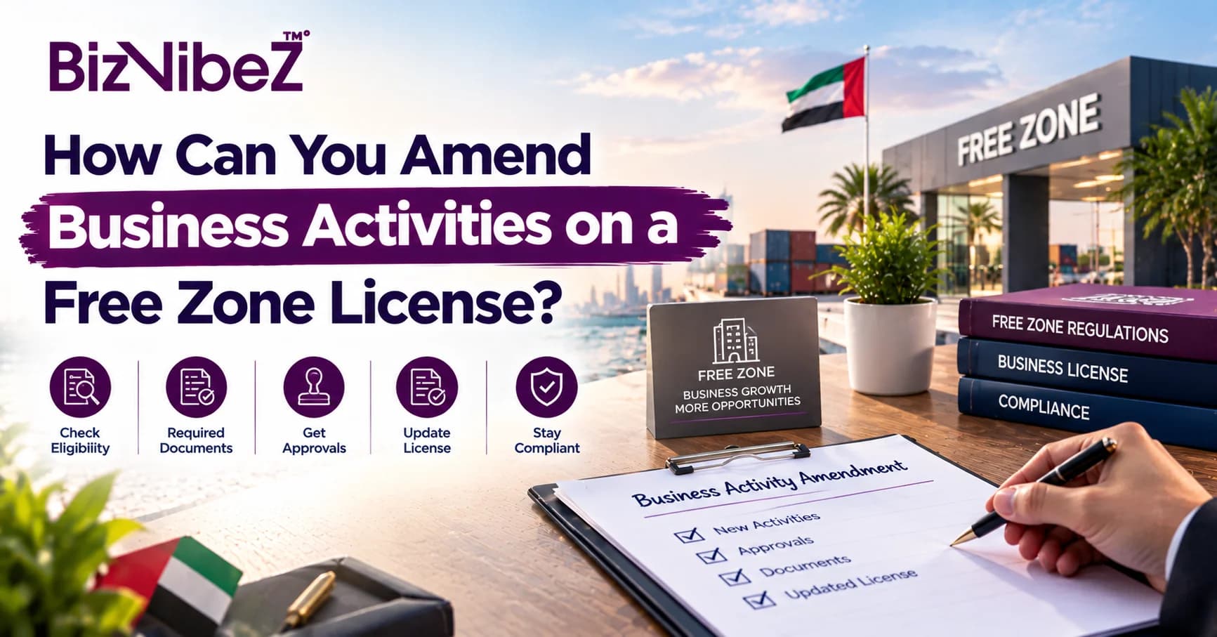 How Can You Amend Business Activities on a Free Zone License?