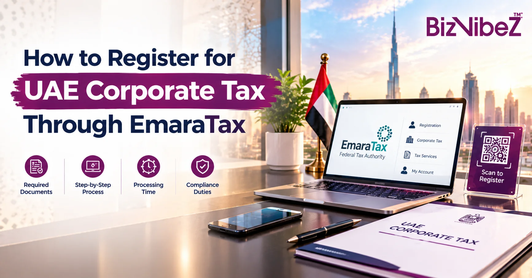 UAE Corporate Tax registration through EmaraTax