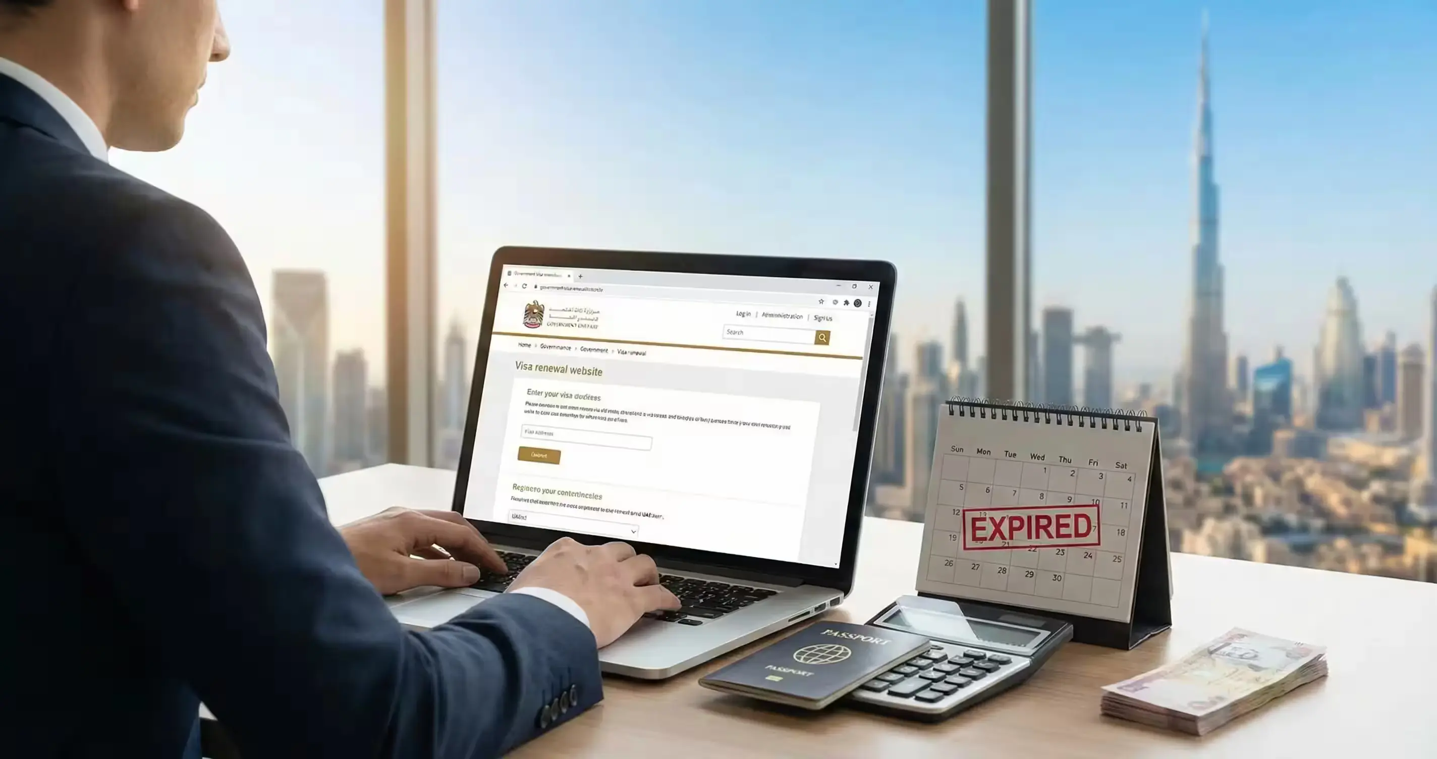 Dubai residency visa renewal process