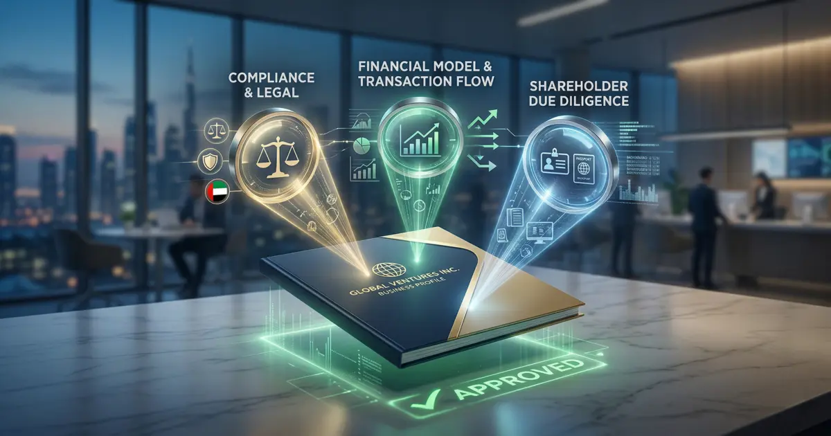 approving business accounts
