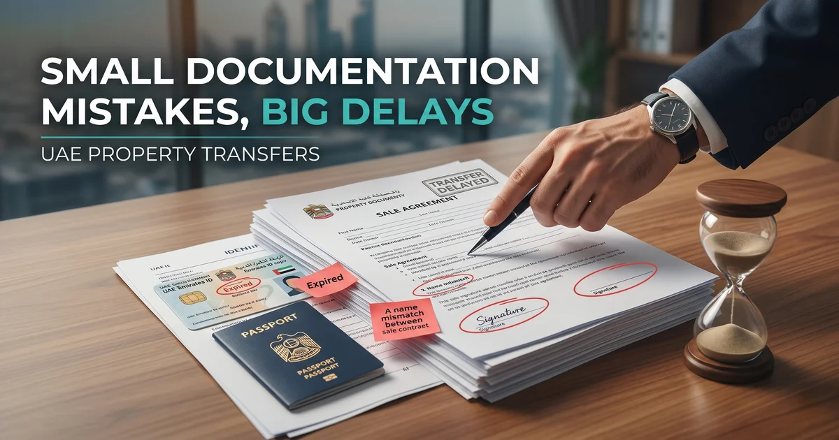 Small Documentation Mistakes That Delay Property