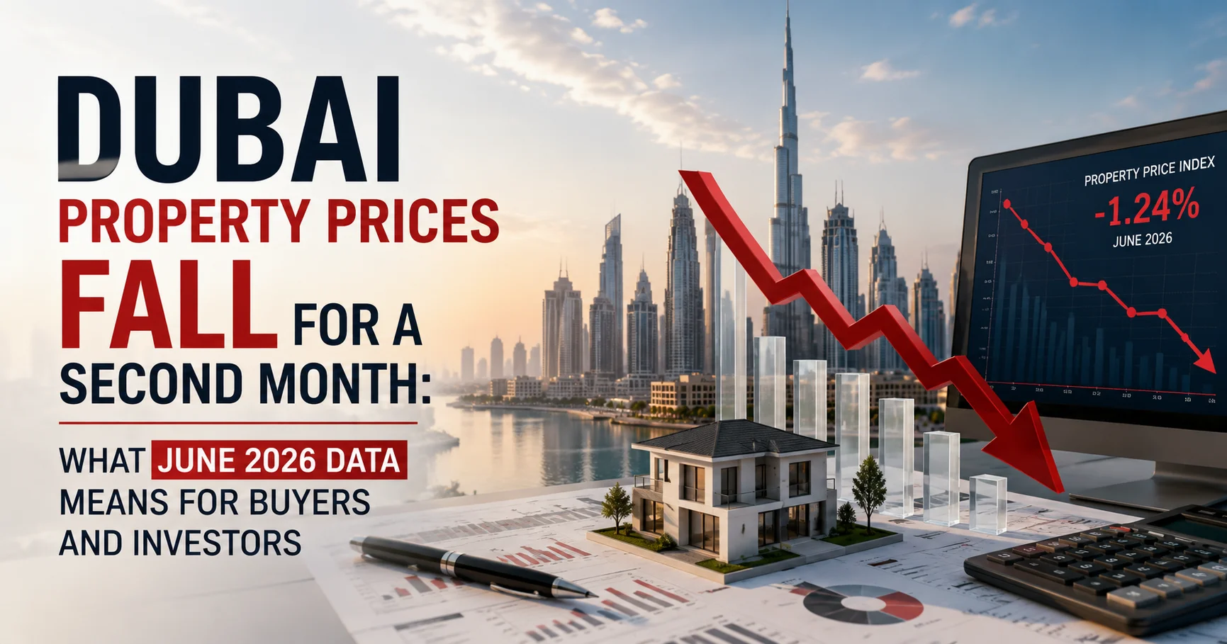 Dubai property prices June 2026