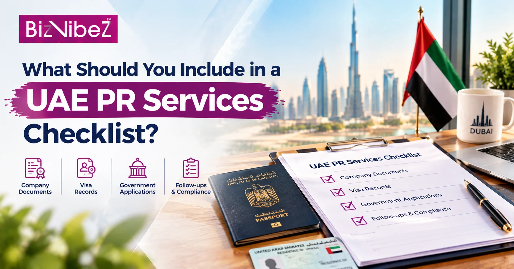 UAE PR services checklist
