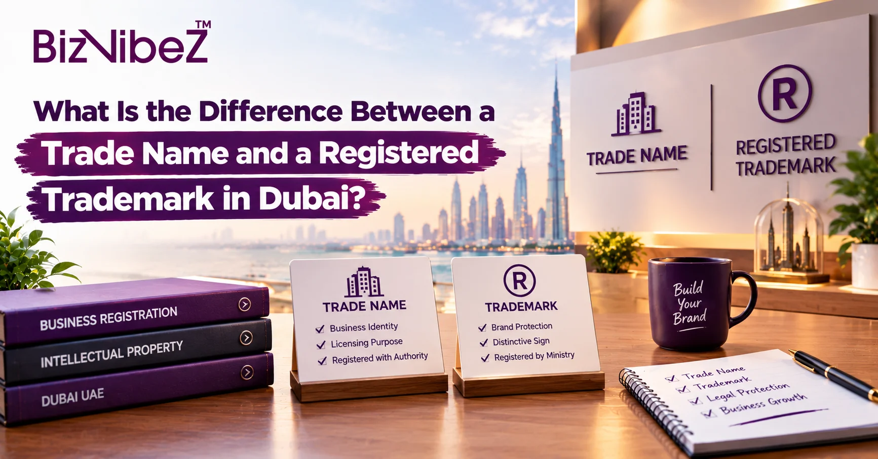 trade name vs registered trademark in Dubai