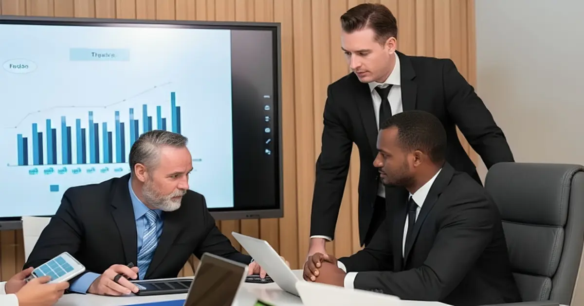 Business consultants helping UAE