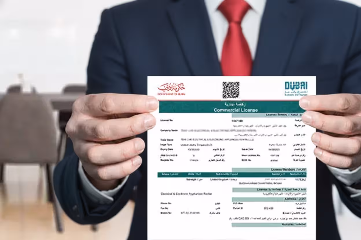 trade license documents in Dubai office