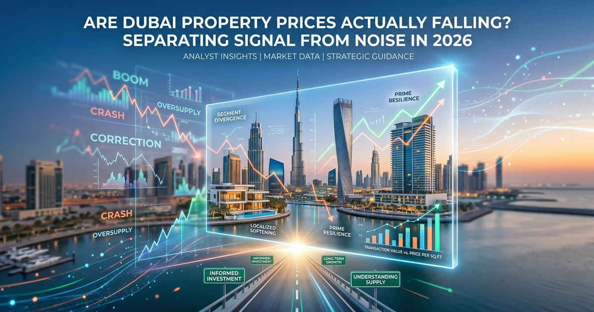 Dubai property prices 2026